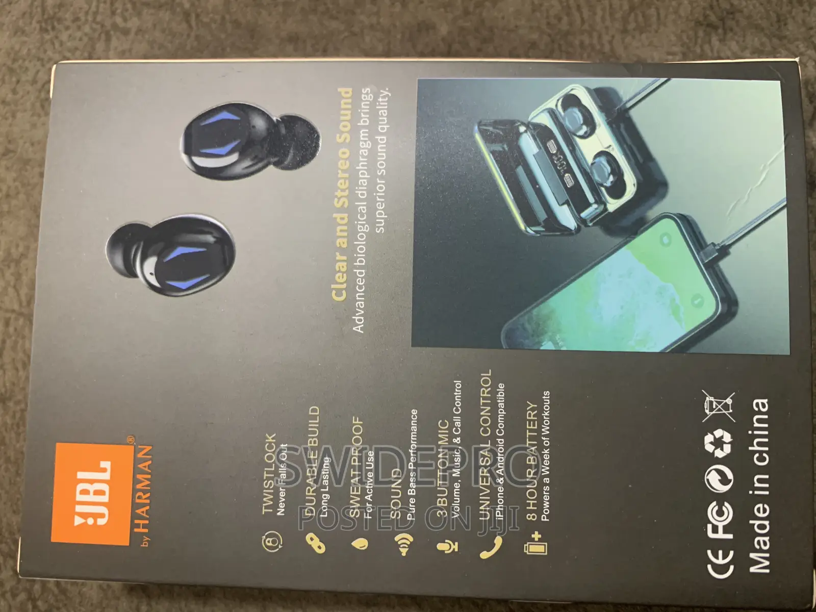 JBL F9 Pro Earbuds With Power Bank Case