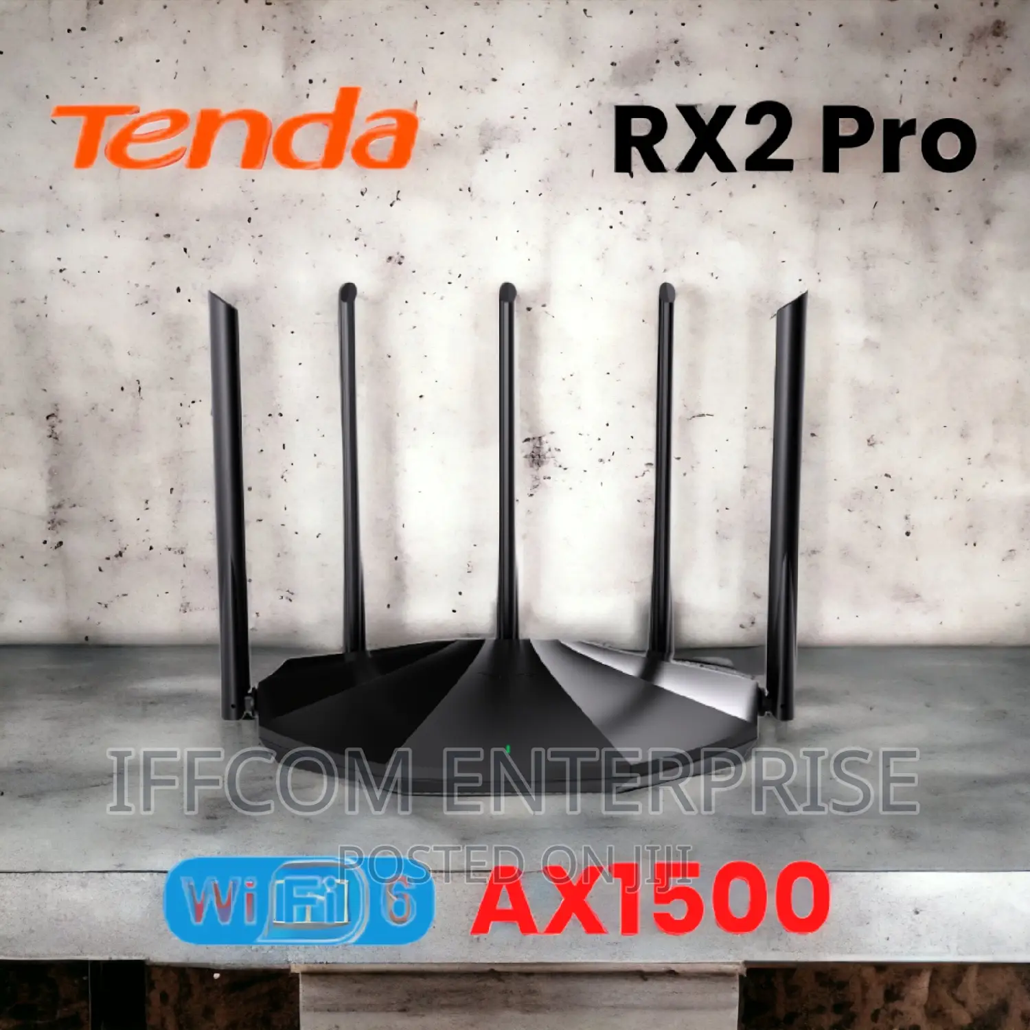 Tenda Wifi 6 Router.
