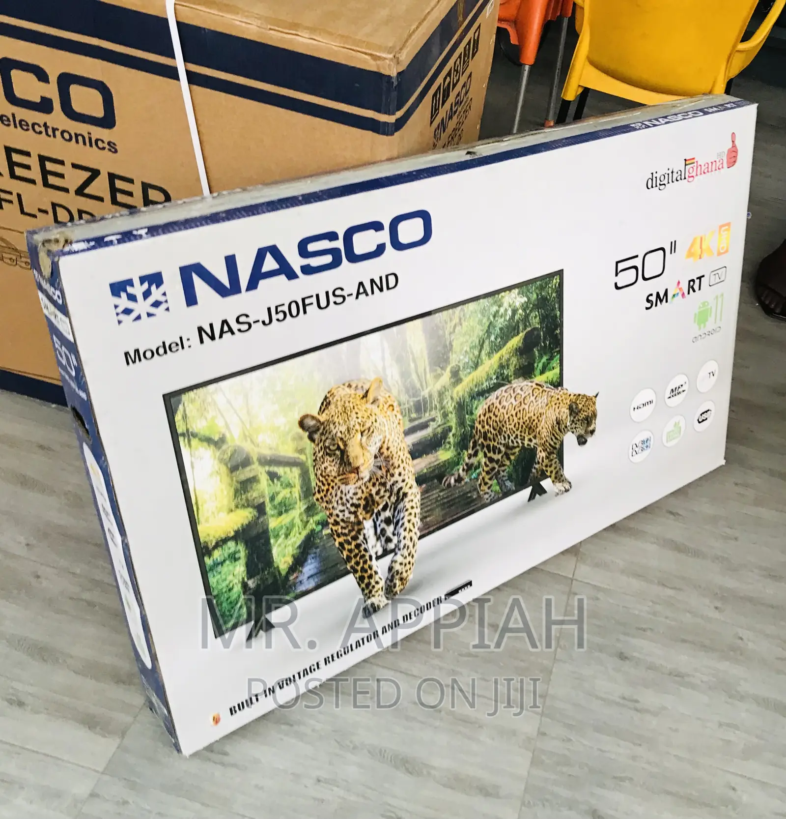 Buy Original Nasco 50 Inch Digital Satelite Smart Led Tv.