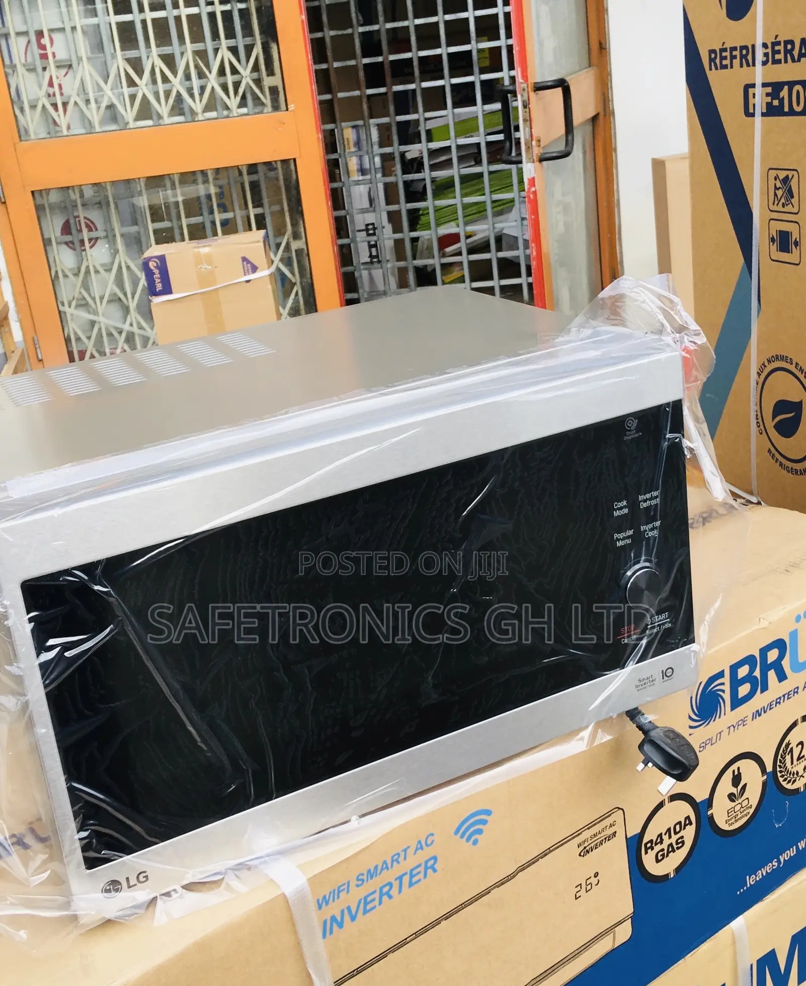 Electric 42l Mh8265dis Smart Gray Invertor Microwave
