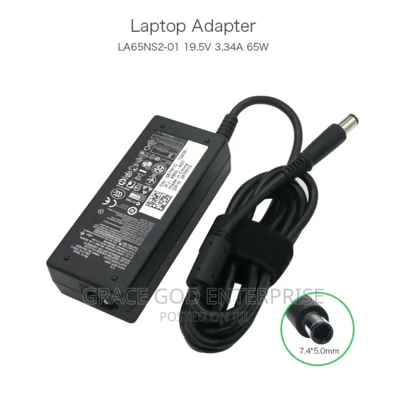 Original Dell Big Pin Charger 65W