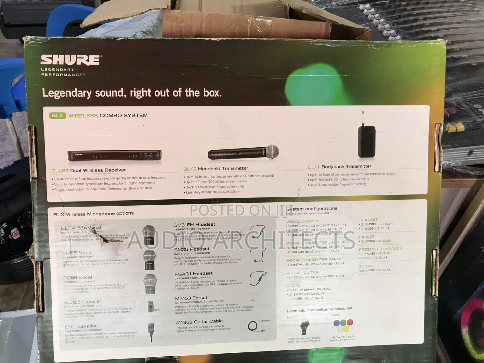 Shure BLX PG58 Cordless Microphone