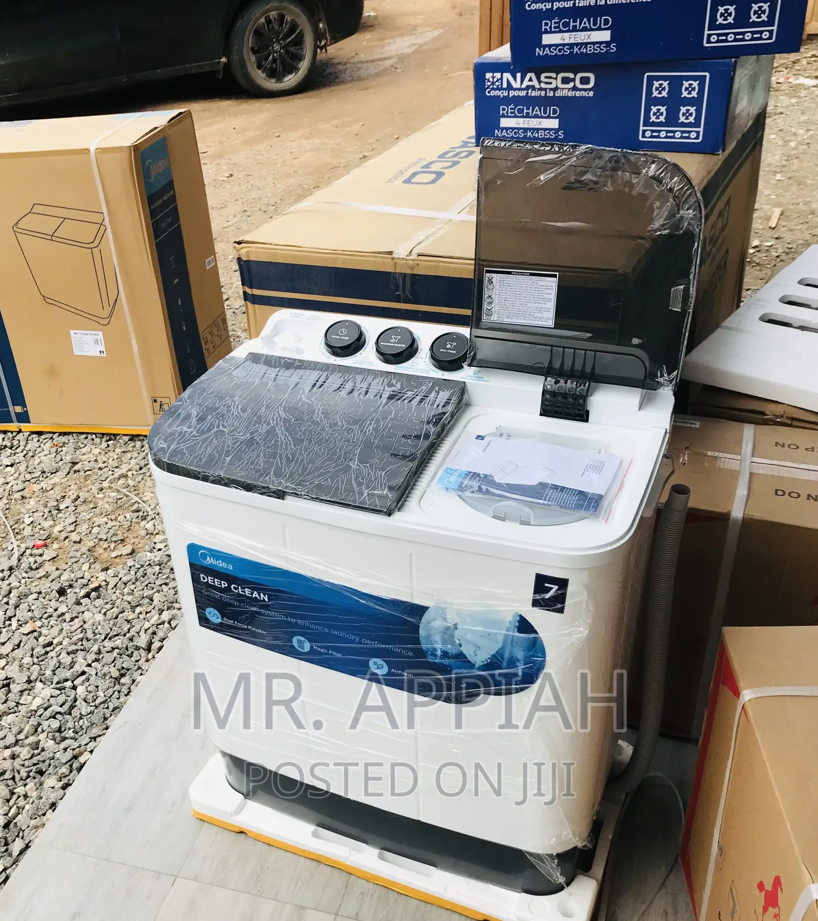Buy Authentic Midea 7kg Electric Washing Machine + Spin/Dry