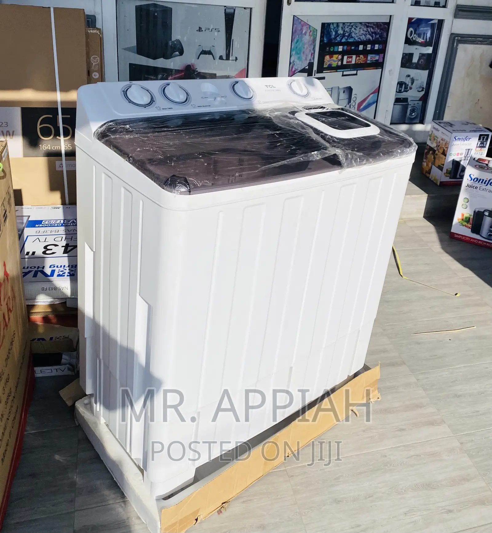 Well Designed TCL 10kg Electric Washing Machine + Spin Dry.