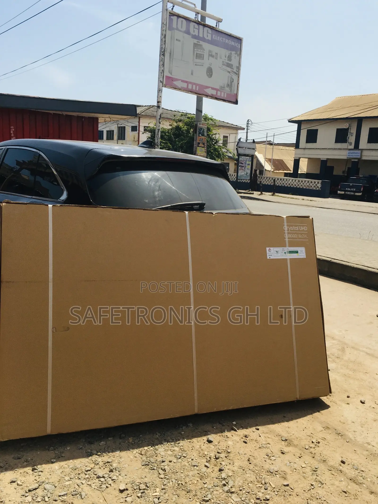 Smart CU80 UHD Samsung LED 85 Inches Glossy Black Tv 