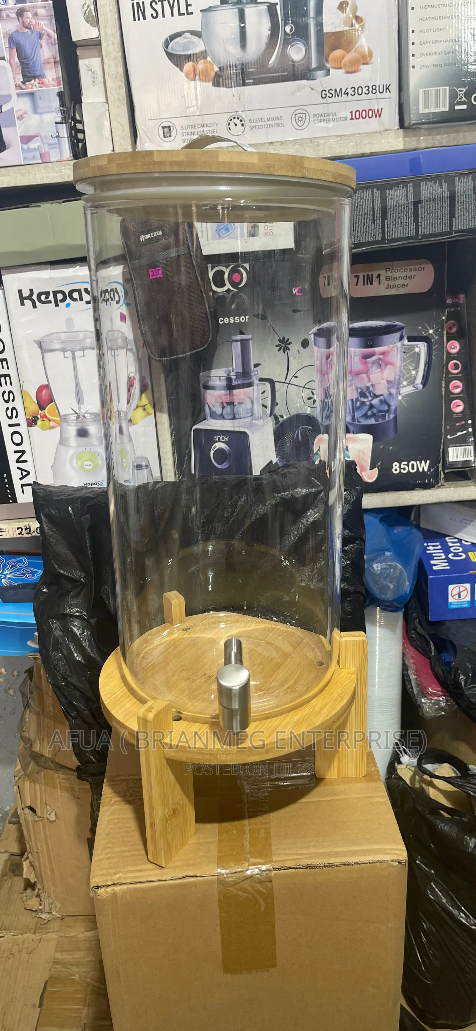 10liters Glass Juice Dispenser
