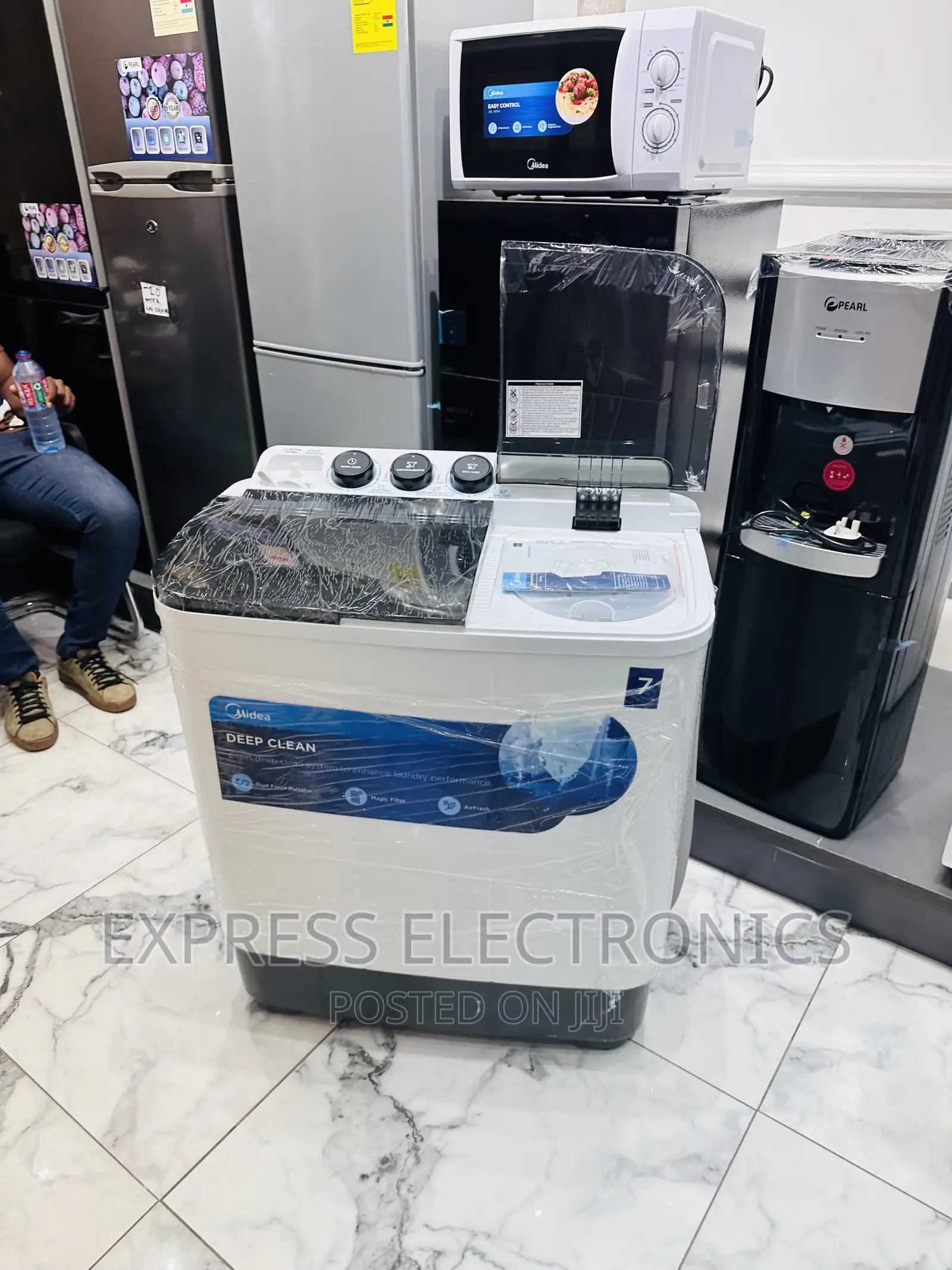 Transparent Lid Cover Midea Topload 7kg Twintub