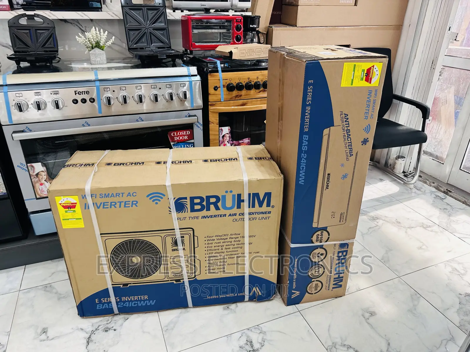 Bruhm Split Inverter 2.5hp AC White Best Sell