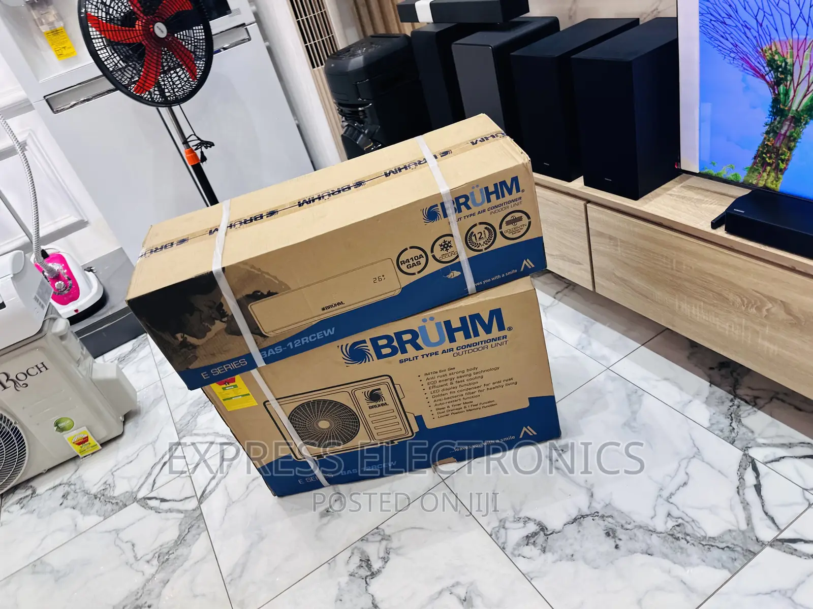 Magic Filter Split R410 Gas 1.5hp Ac Bruhm White