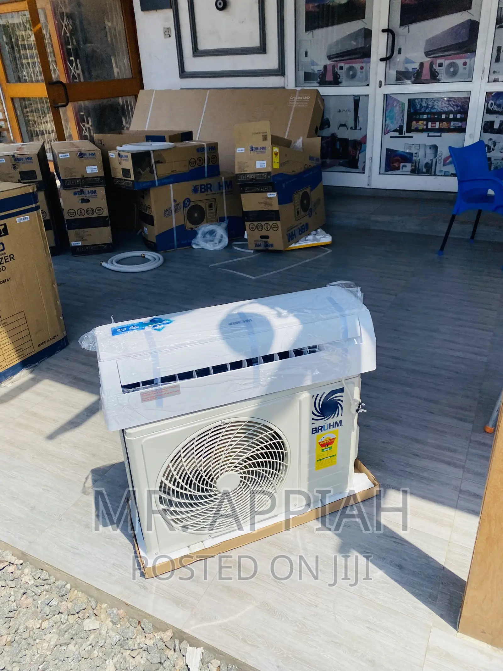 Well Designed Bruhm 1.5HP Split Type Electric Ac(White).