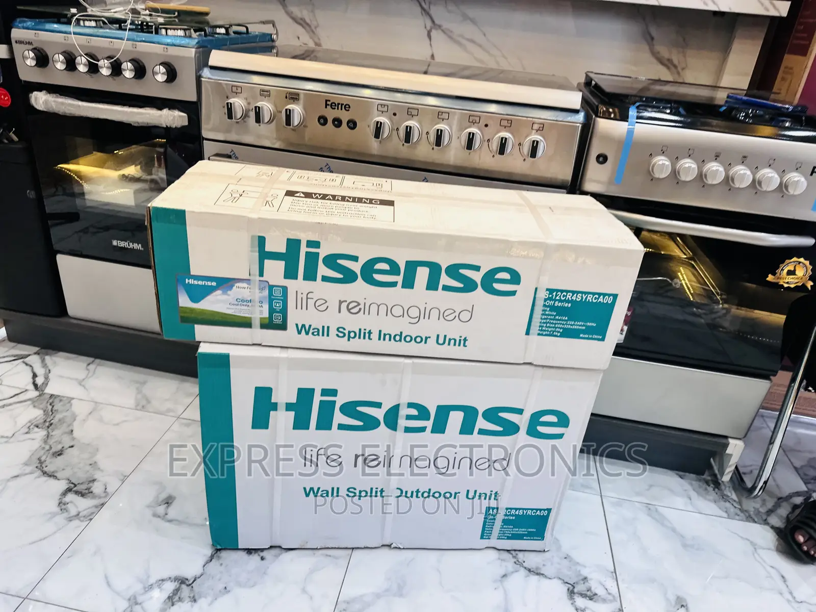 LED Display Split R410 Gas 2.5hp AC Hisense
