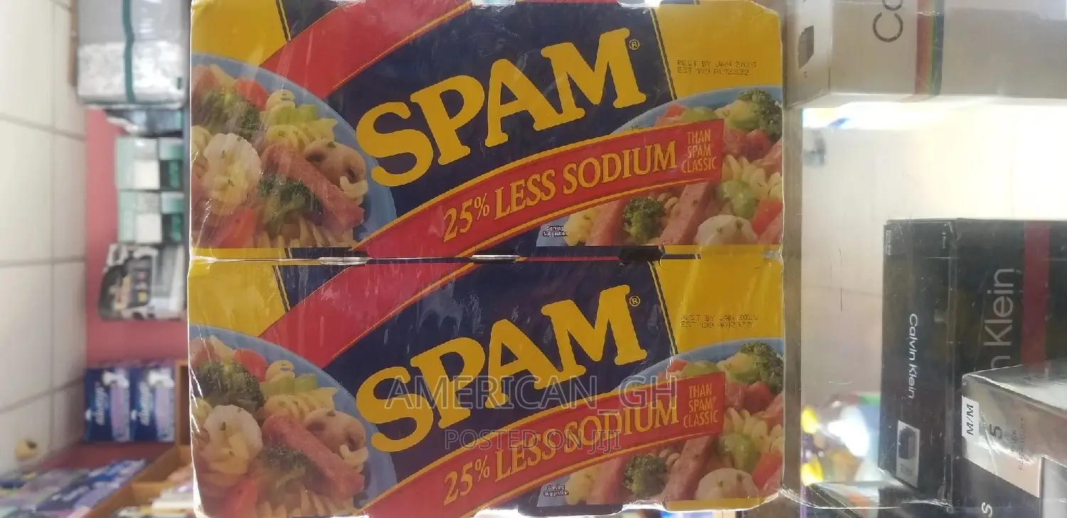 SPAM 25% Less Sodium
