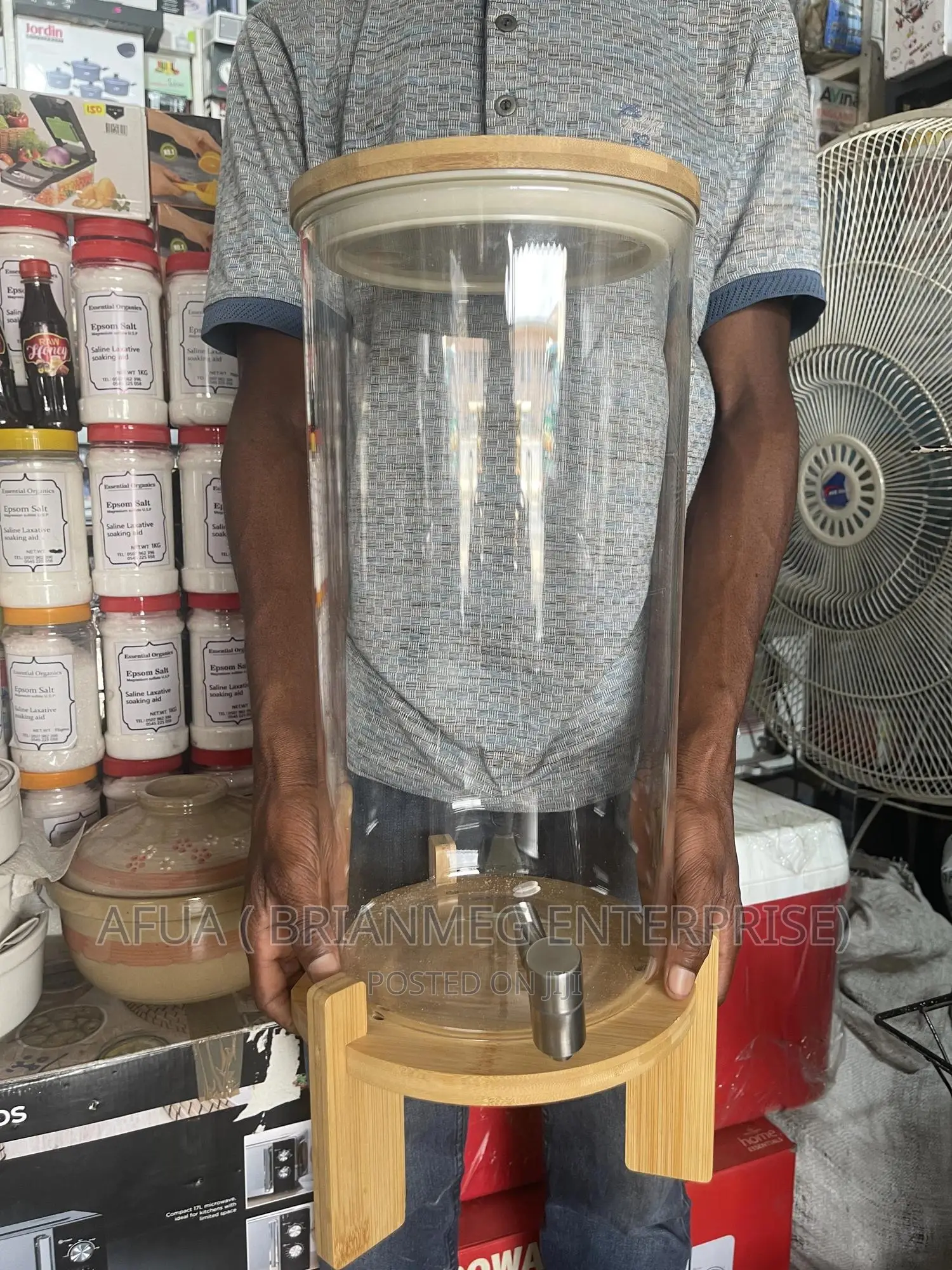 10liters Glass Juice Dispenser