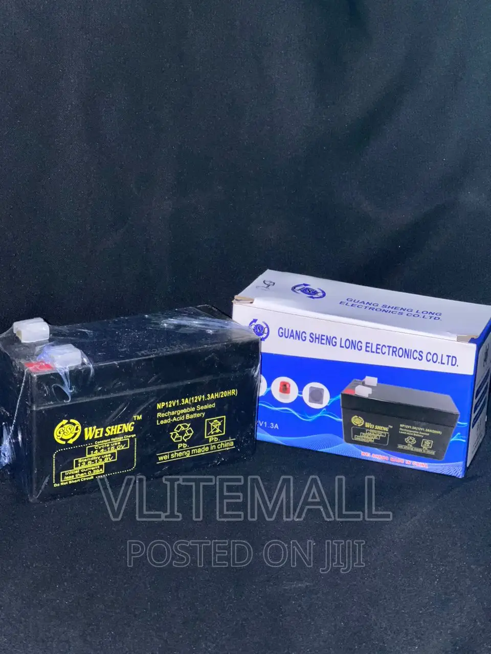 12V 1.3AH Rechargeable Sealed Lead-Acid Battery