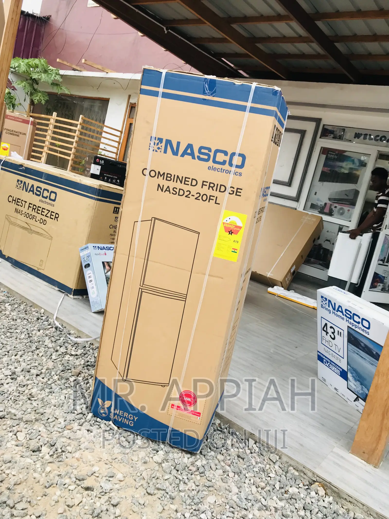 Fast Cooling Nasco 2 Door Electric Refrigerator(Nasd2-20fl)