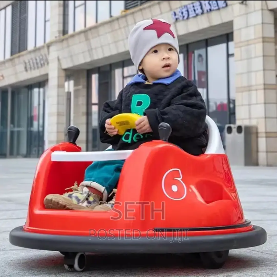Children Red 6V Electric Ride on Bumper Car - Remote Control