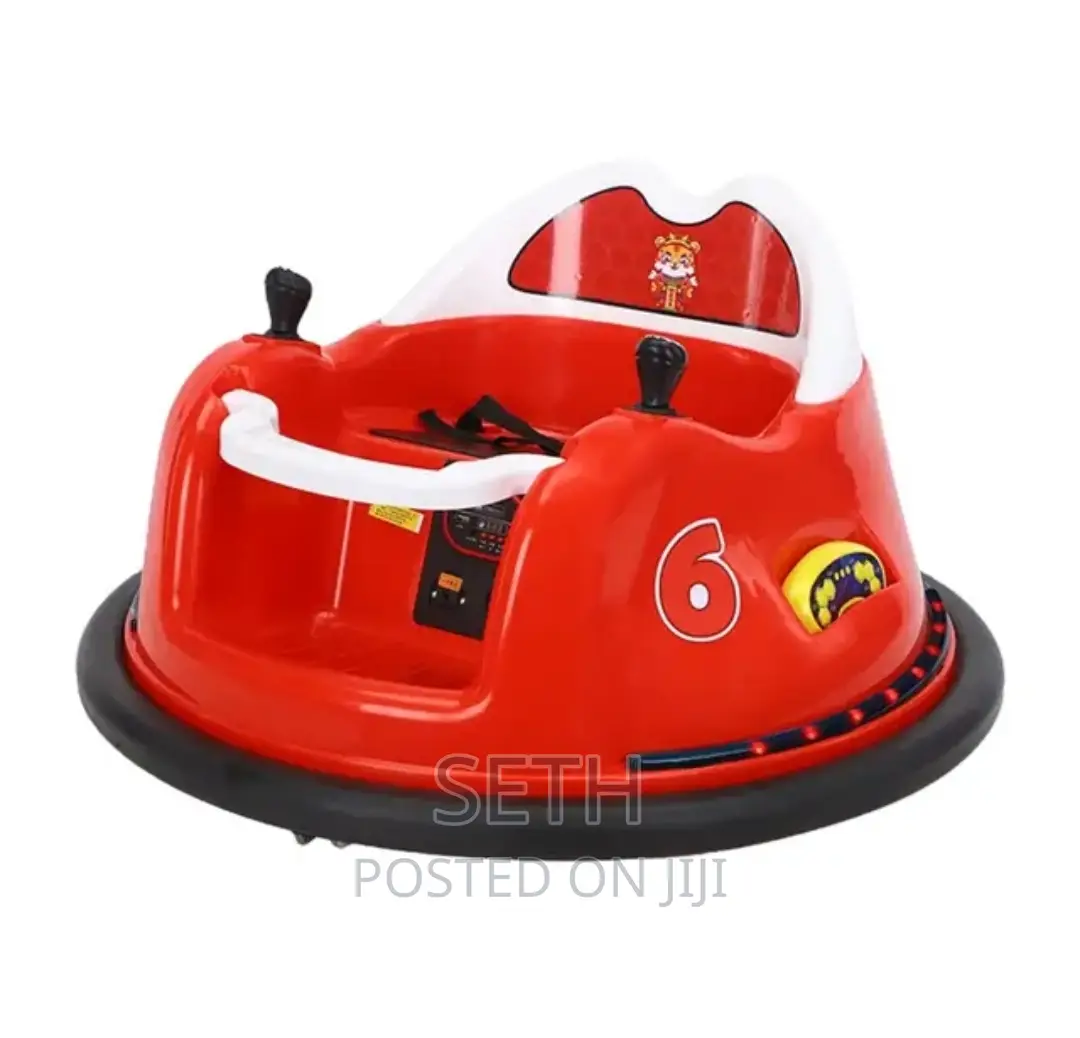 Children Red 6V Electric Ride on Bumper Car - Remote Control