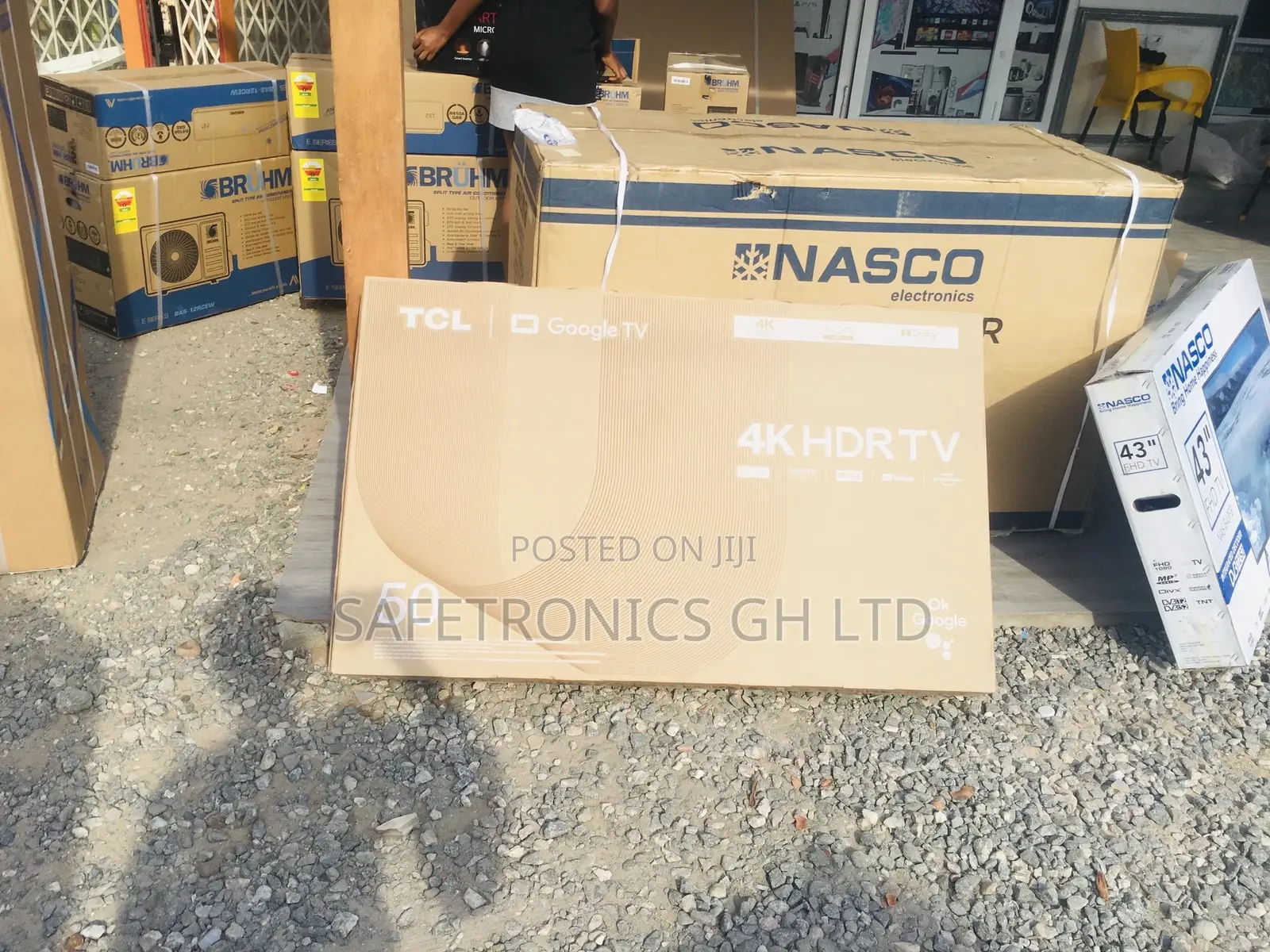 TCL 50 Inches Glossy LED P635 Black HDR Tv