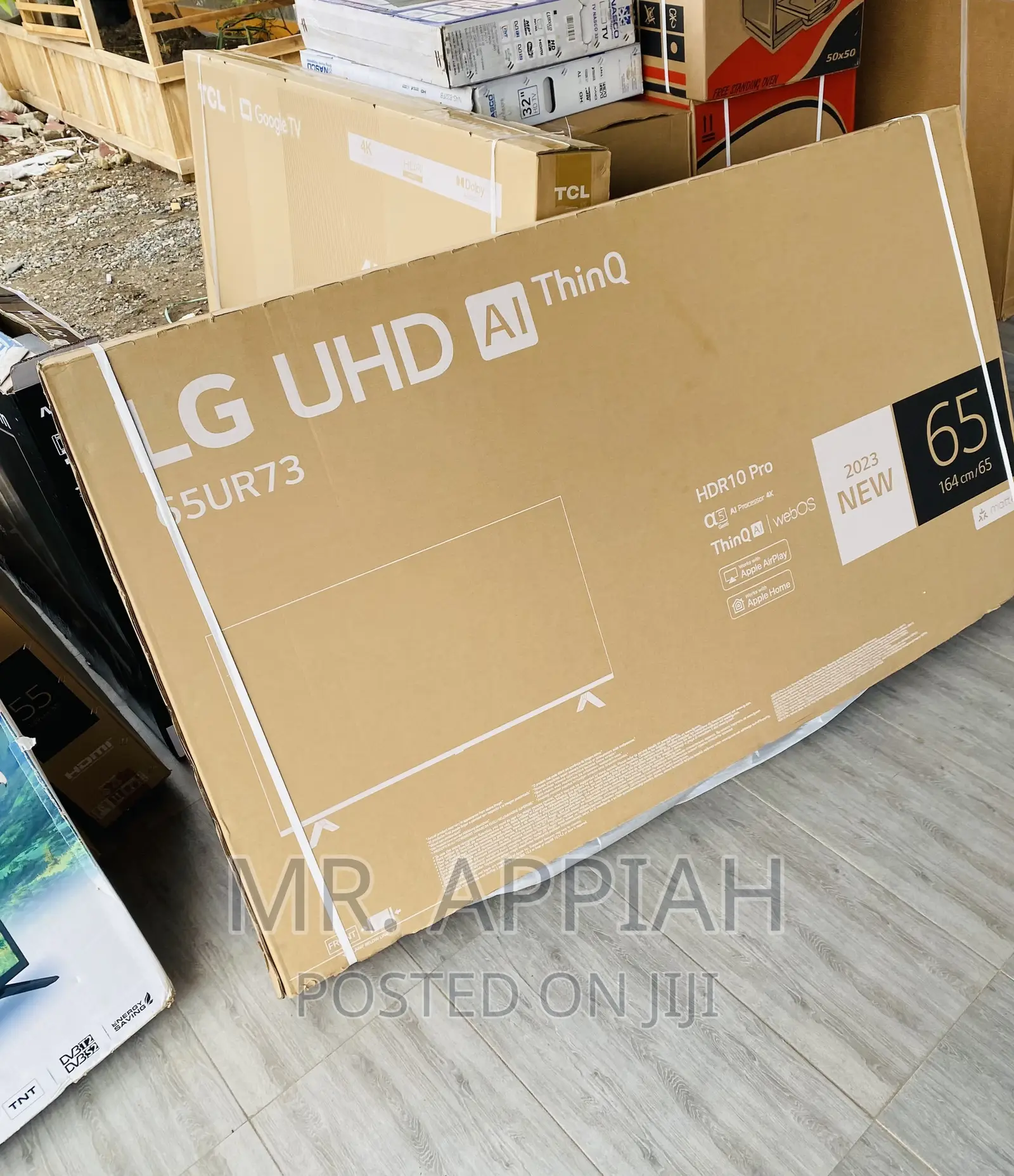Authentic LG 65UR7300 65” Uhd Smart LED Tv(Black).