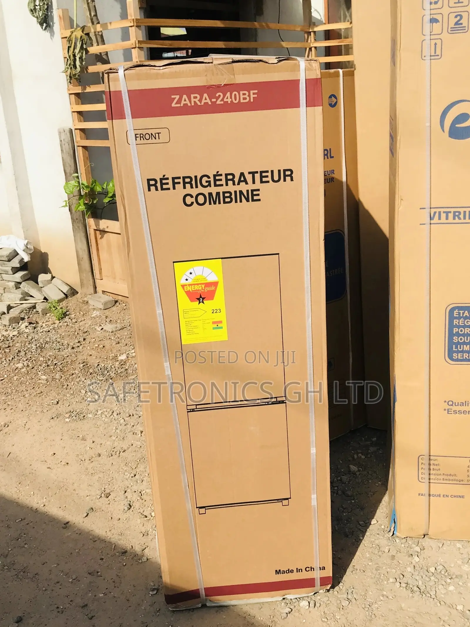 Bottomfreezer Zara-240bf Electric Gray Fridge Doubledoor