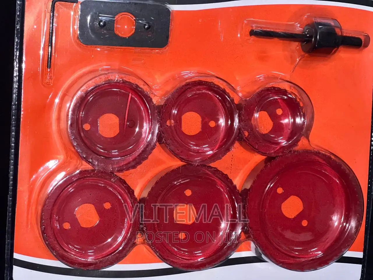 9pcs Down Light Drill Kit Hole Saw Set