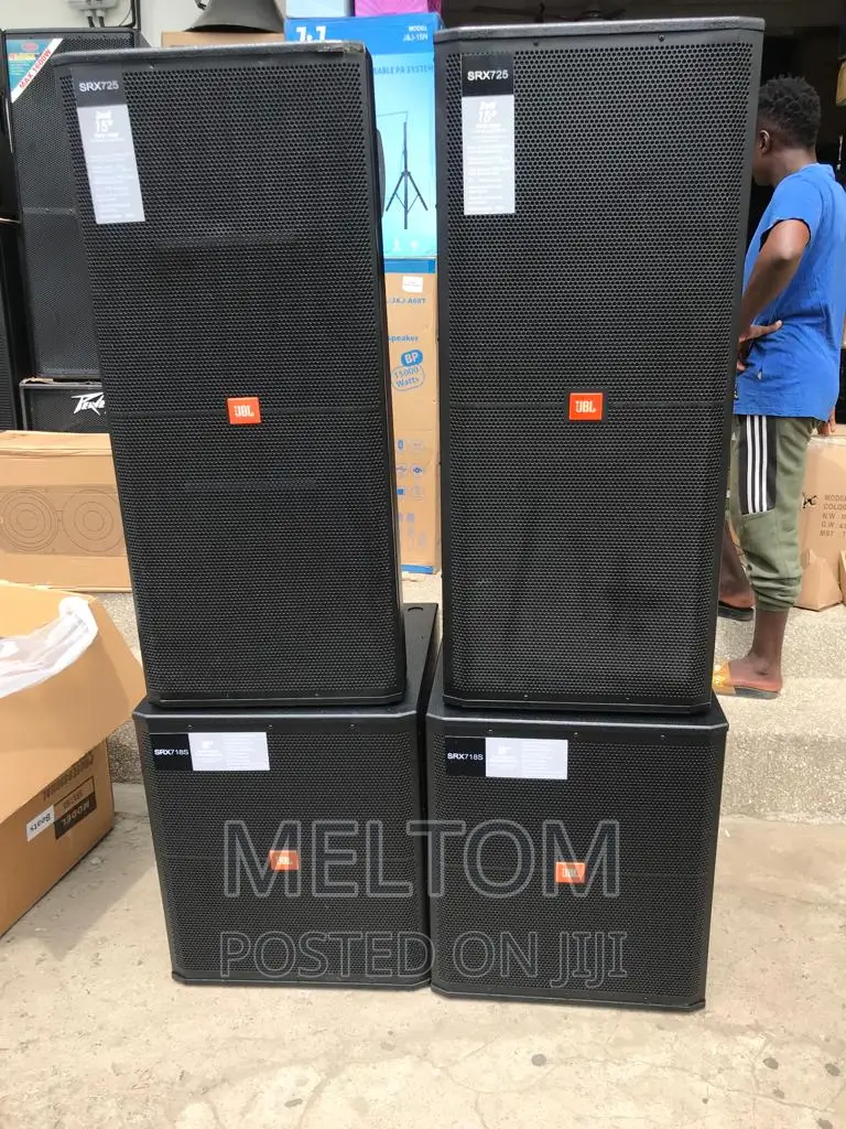 Jbl Full Range Speaker And Single Bass Sub Speaker Set