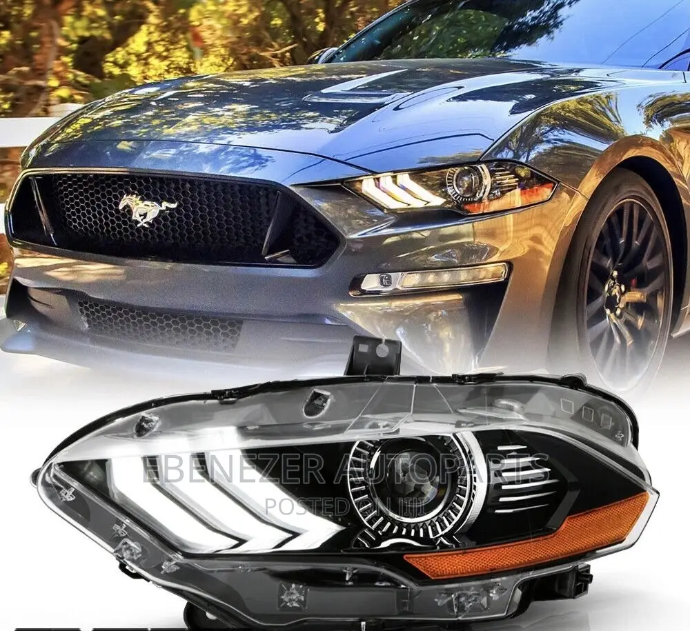 Ford Mustang 2018,2019,2020,2021,2022 Headlights