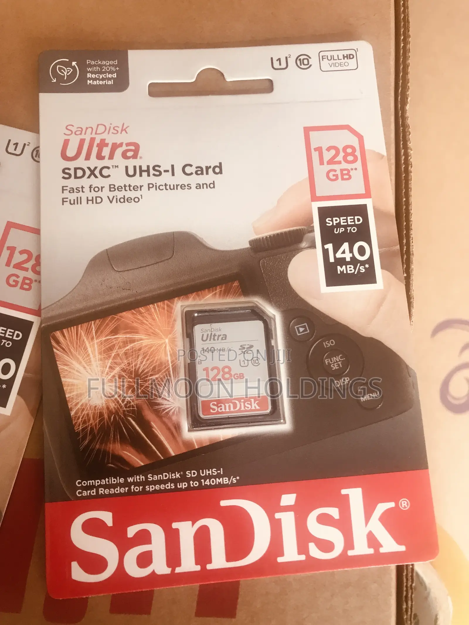 Quality 128gb Memory Card for Camera San Disk