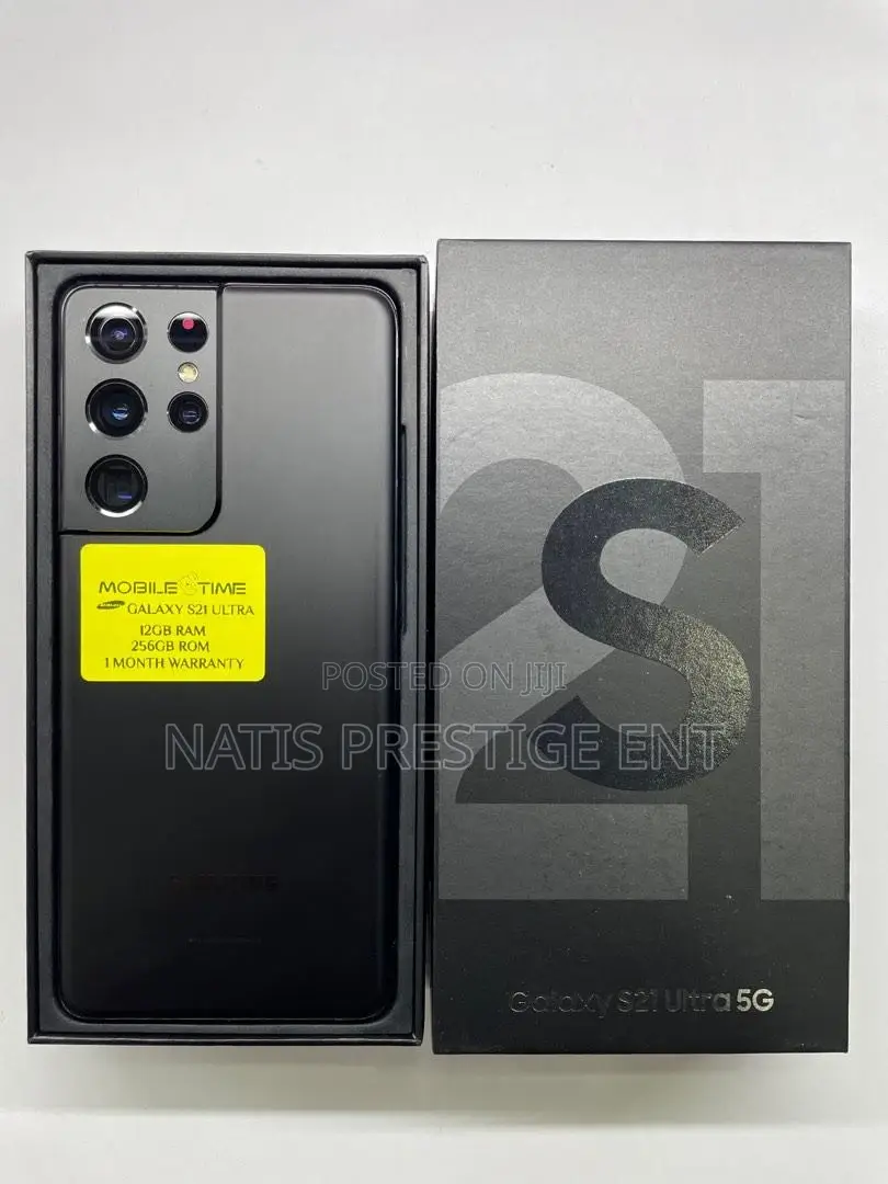 New Samsung Galaxy S21 Ultra 5G 256 GB Black