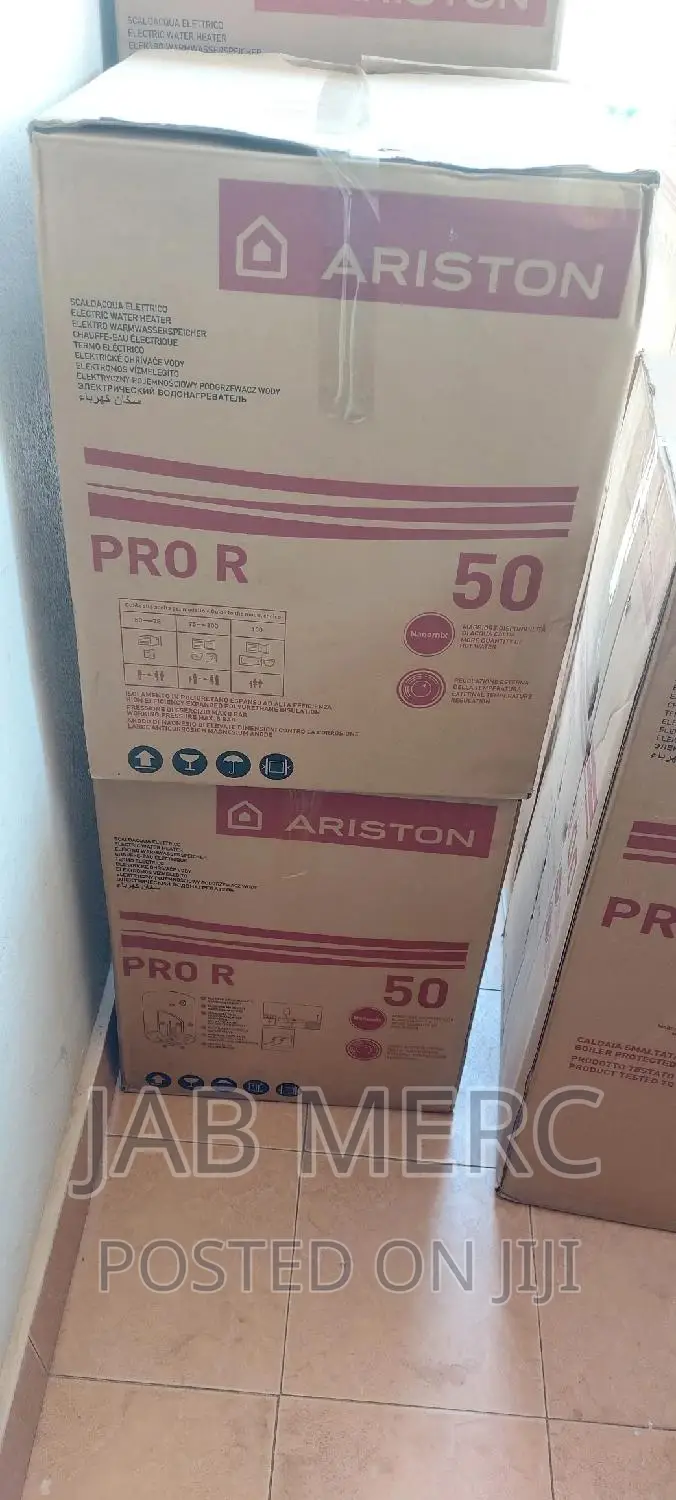 Instant Water Heater 50 Liters Ariston Pro R White Boiler