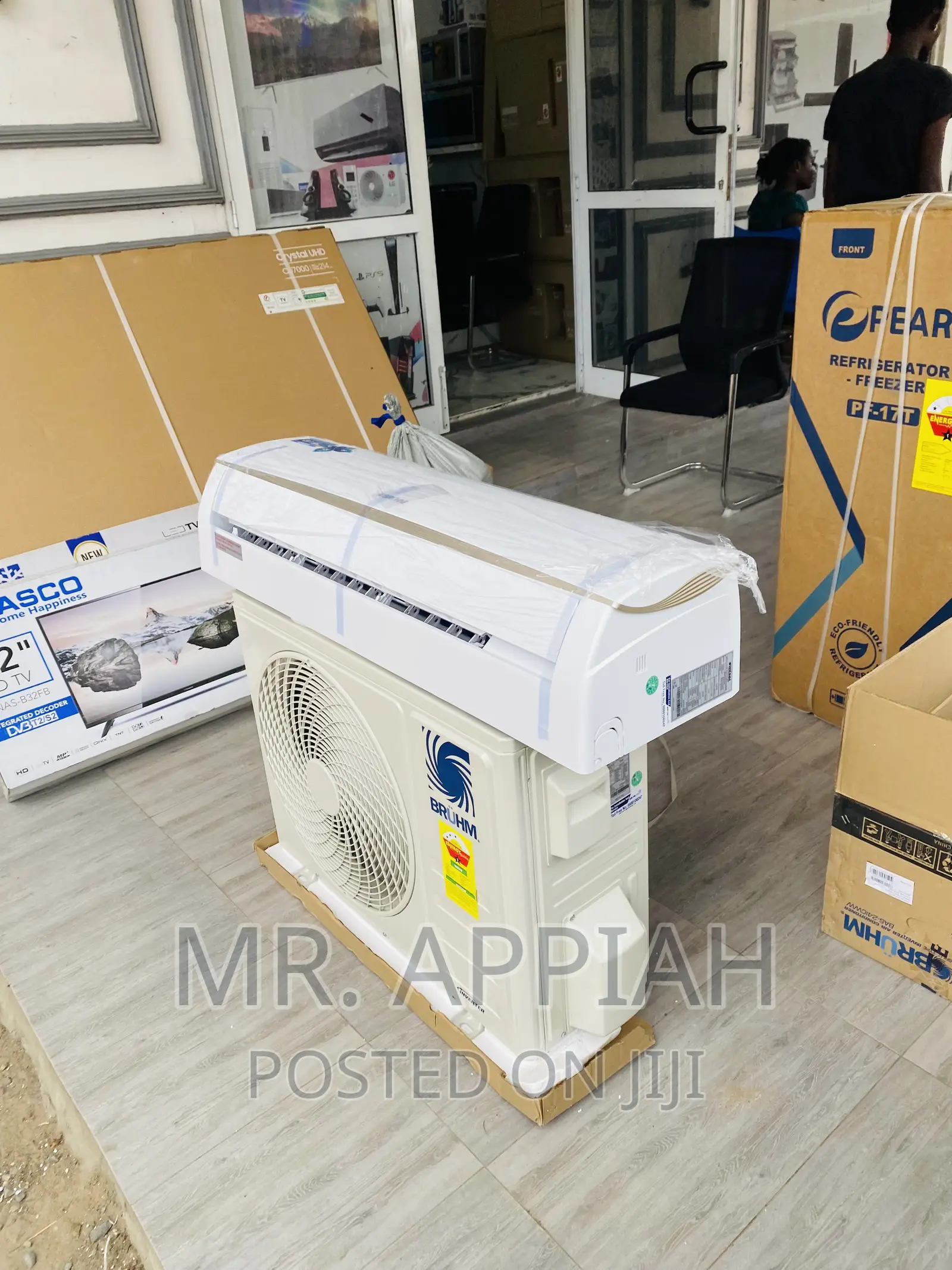 Shop Original Bruhm 2.5HP Split Type Inverter Ac(White)