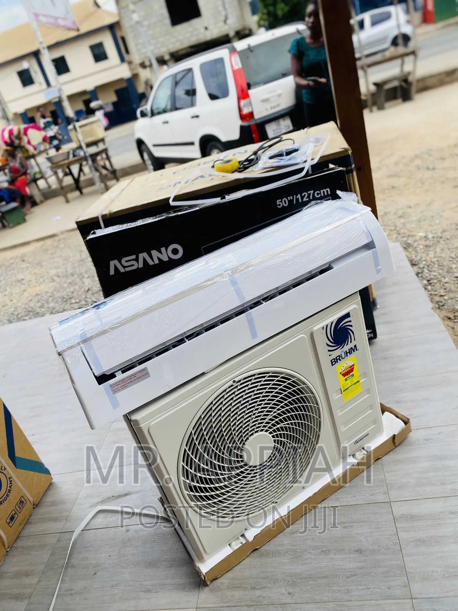 Reliable and Durable Bruhm 2.5HP Split Inverter Ac(White).