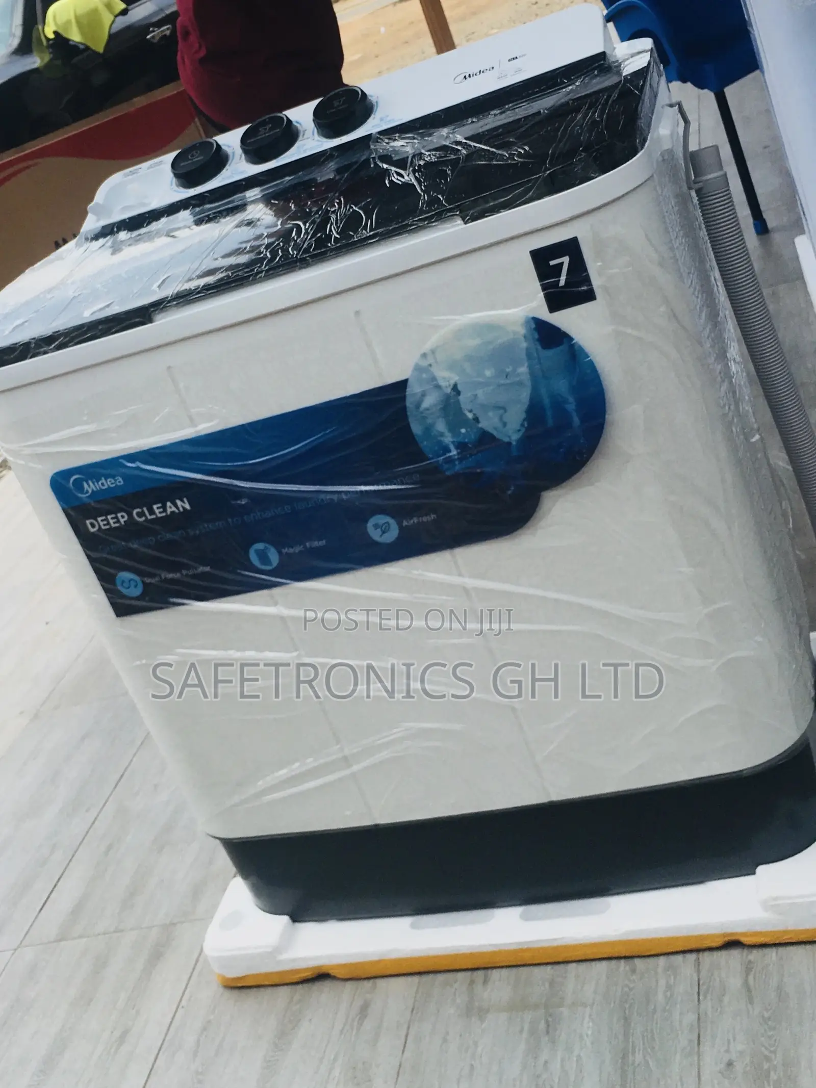 Washingmachine 7kg Topload Semiautomatic Midea Essential