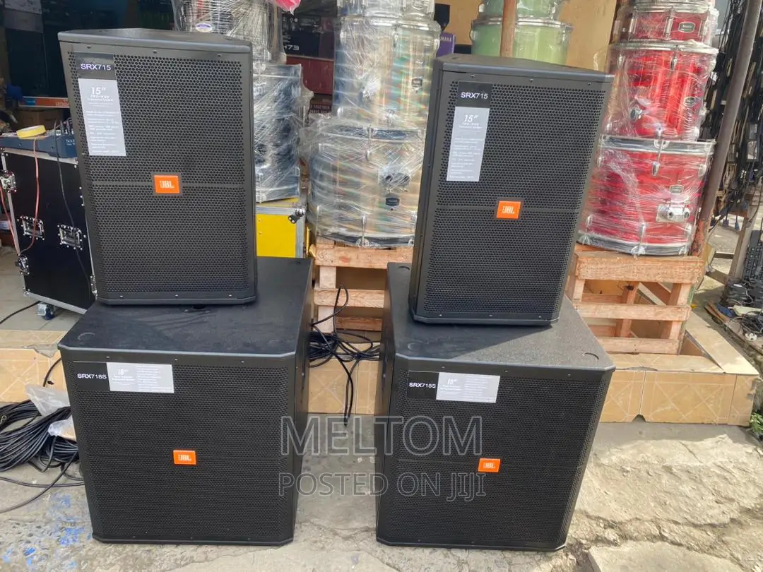JBL Short Range Speaker and Single Bass Sub Speaker Set