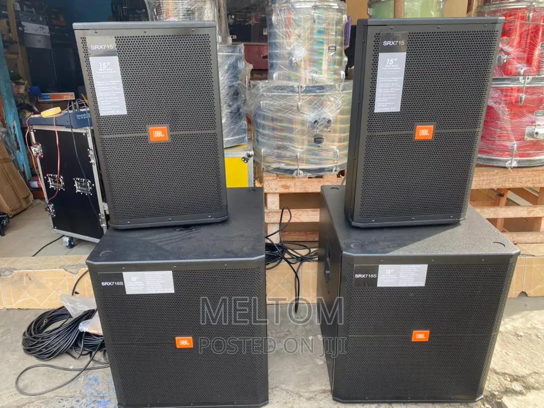 JBL Short Range Speaker and Single Bass Sub Speaker Set