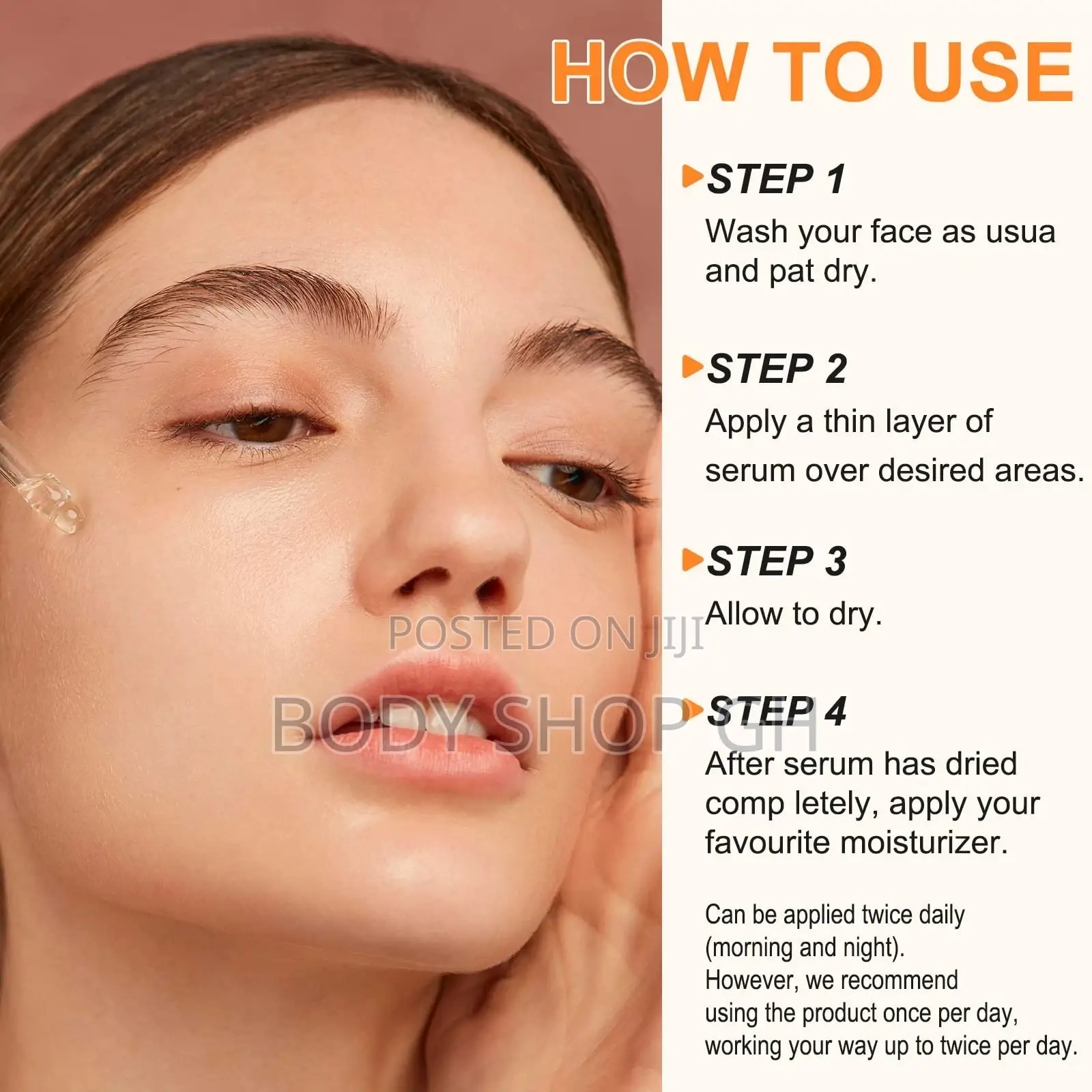 Premium Vitamin C Serum With Hyaluronic Acid [Anti-Wrinkle]