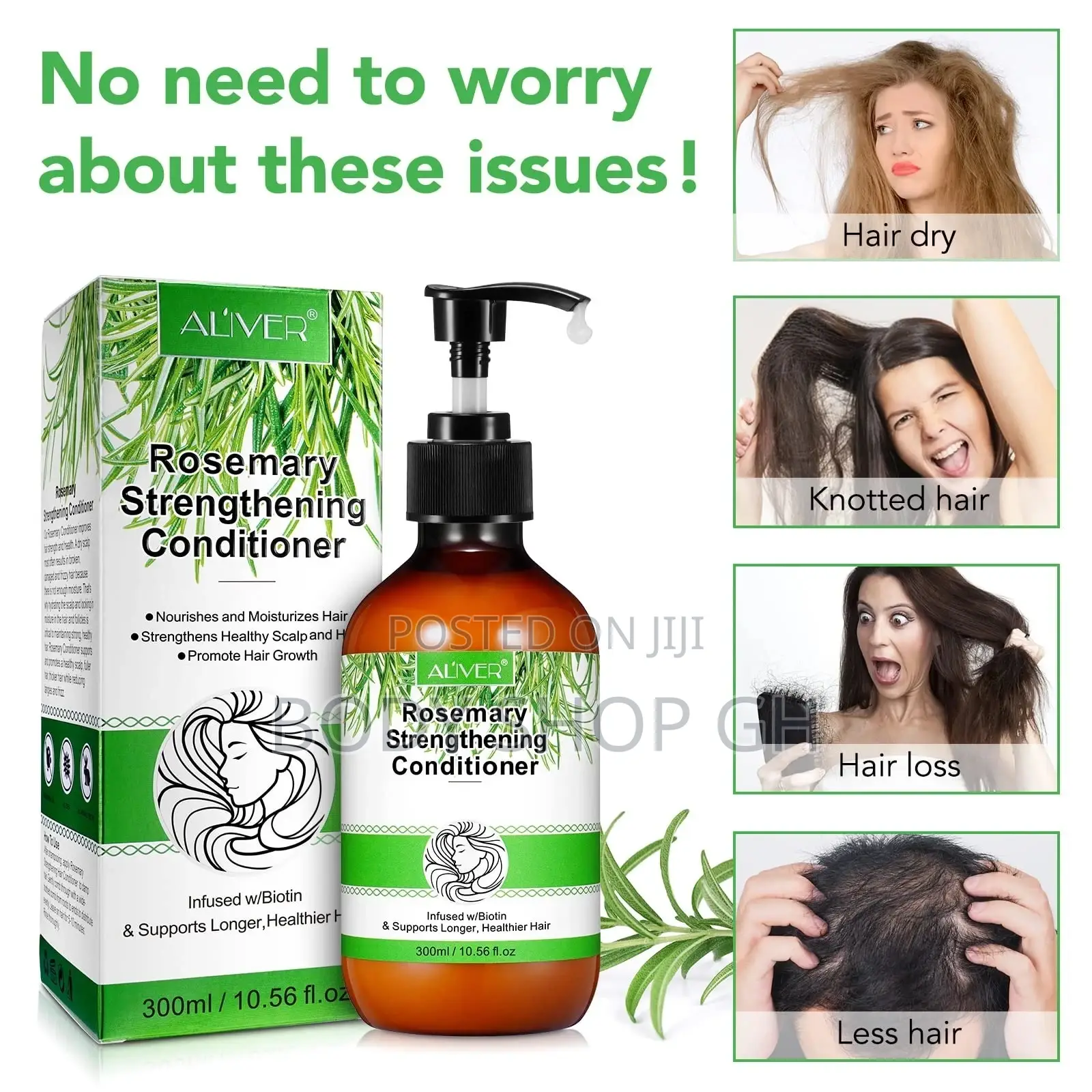Rosemary Conditioner for Hair Growth, Hair Loss and Thinning