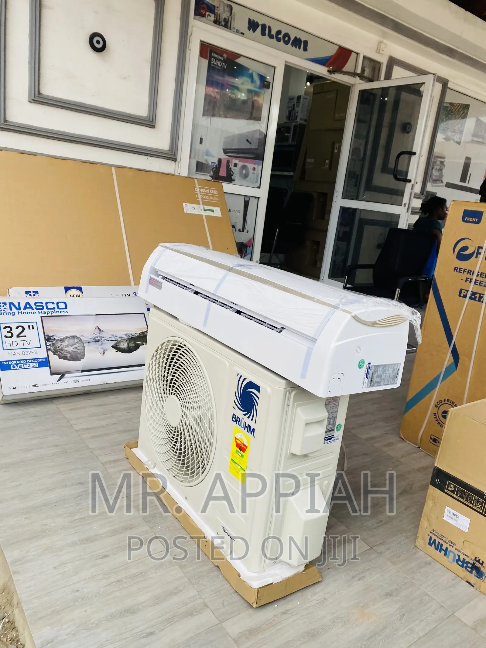 Quality Yet Affordable Bruhm 2.5HP Inverter Ac(White).