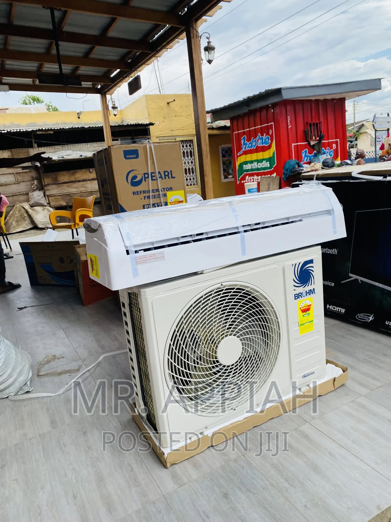 Durable and Affordable Bruhm 2.5HP Split Inverter Ac(White)