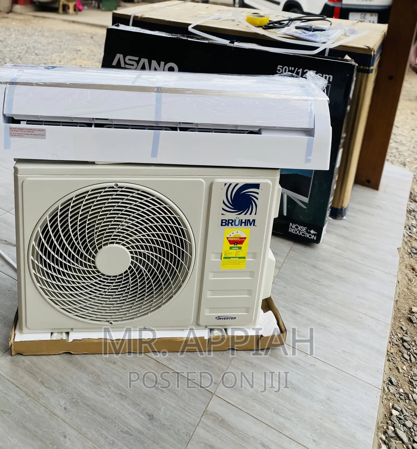 Energy Saving Bruhm 2.5HP Split Type Electric Inverter Ac.