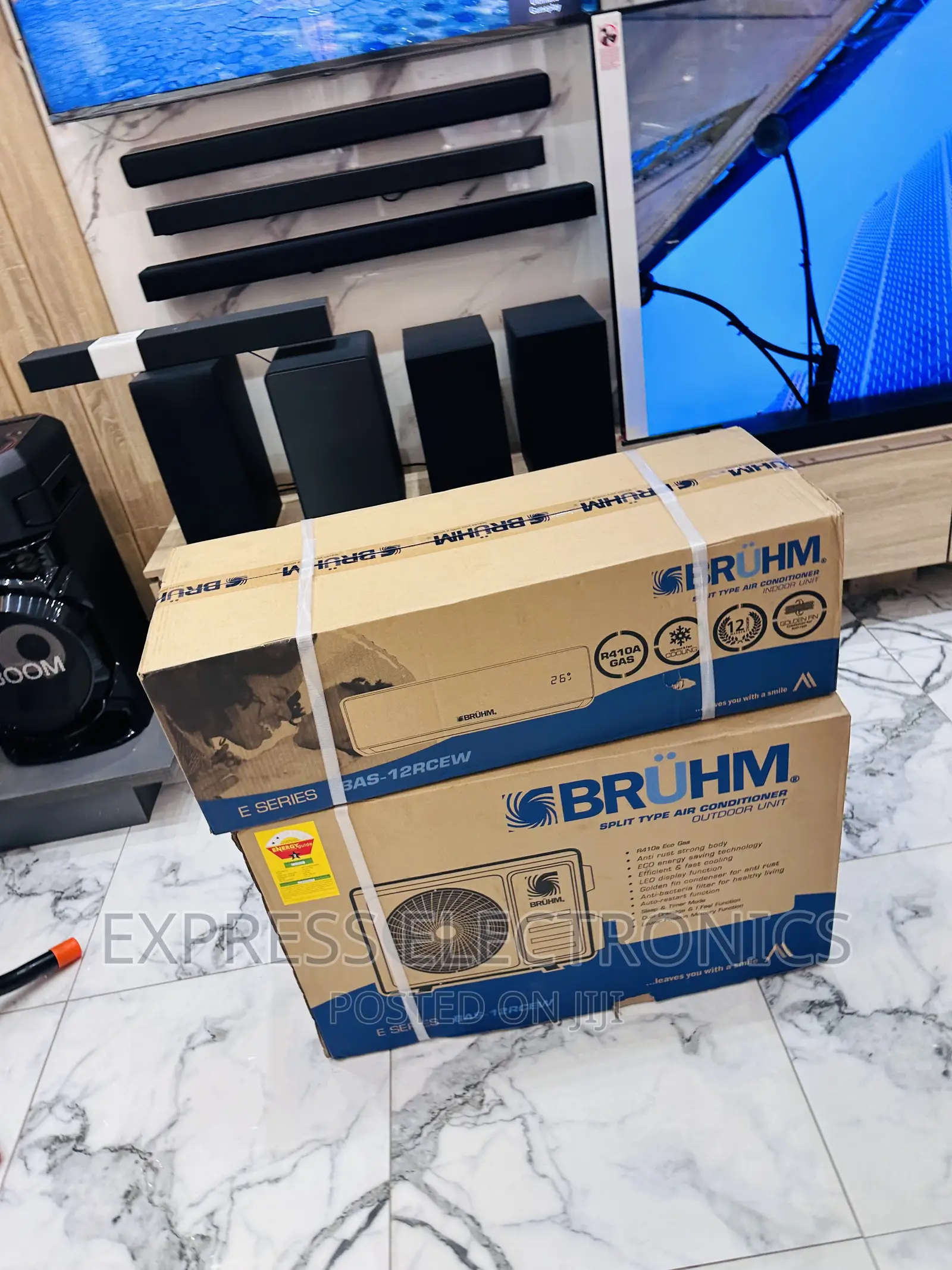 Efficient Cooling Technology Split R410 Gas 1.5hp Bruhm