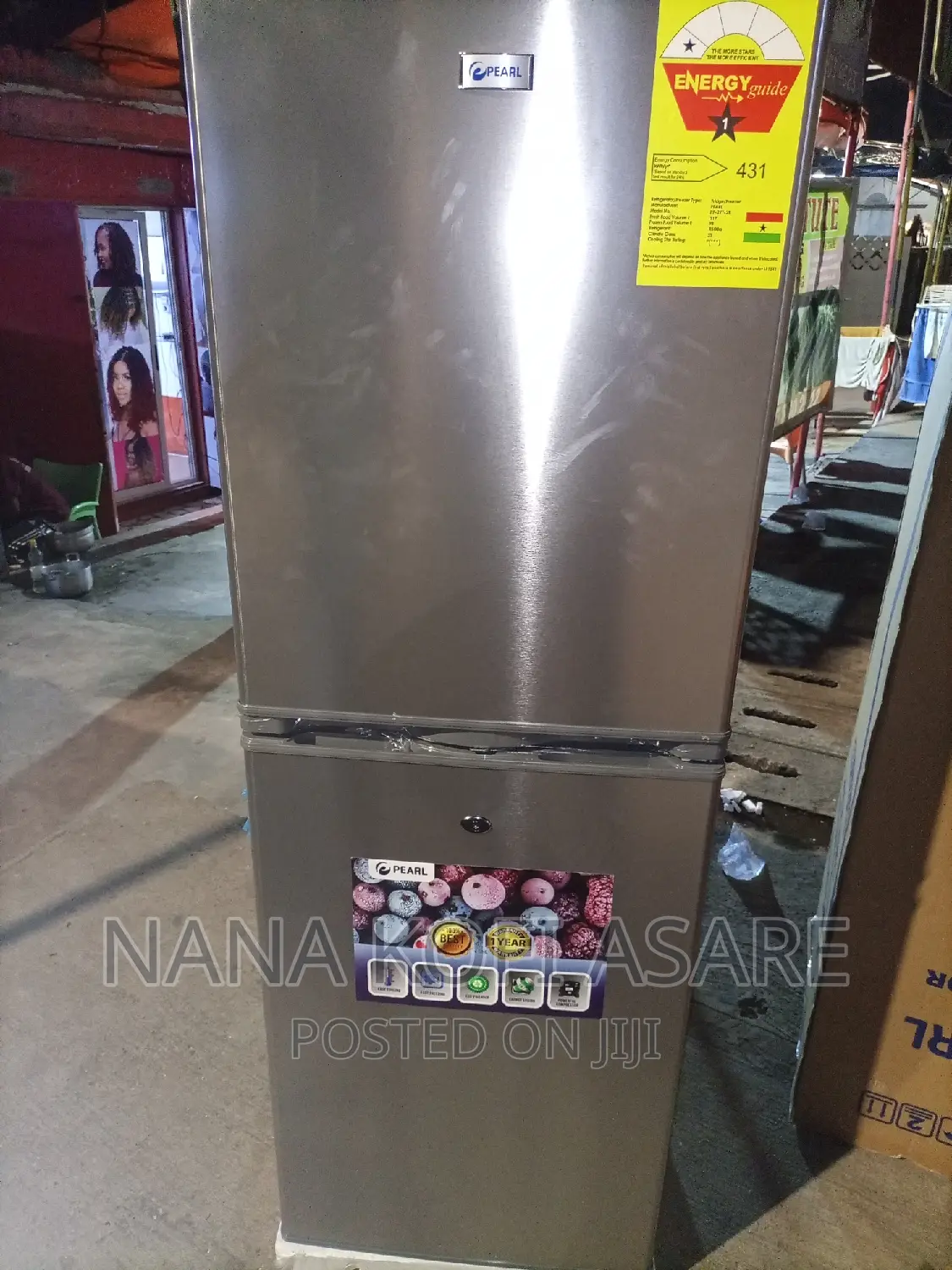 Pearl 220litres Top Freezer Refrigerator