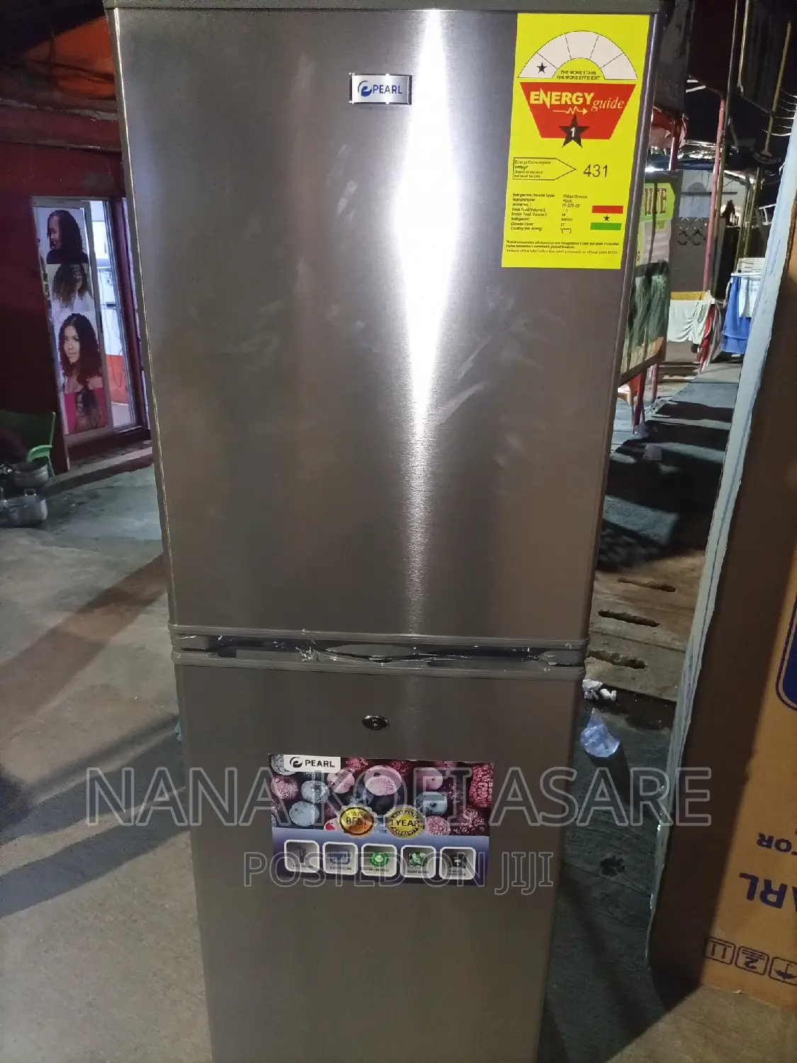 Pearl 220litres Top Freezer Refrigerator