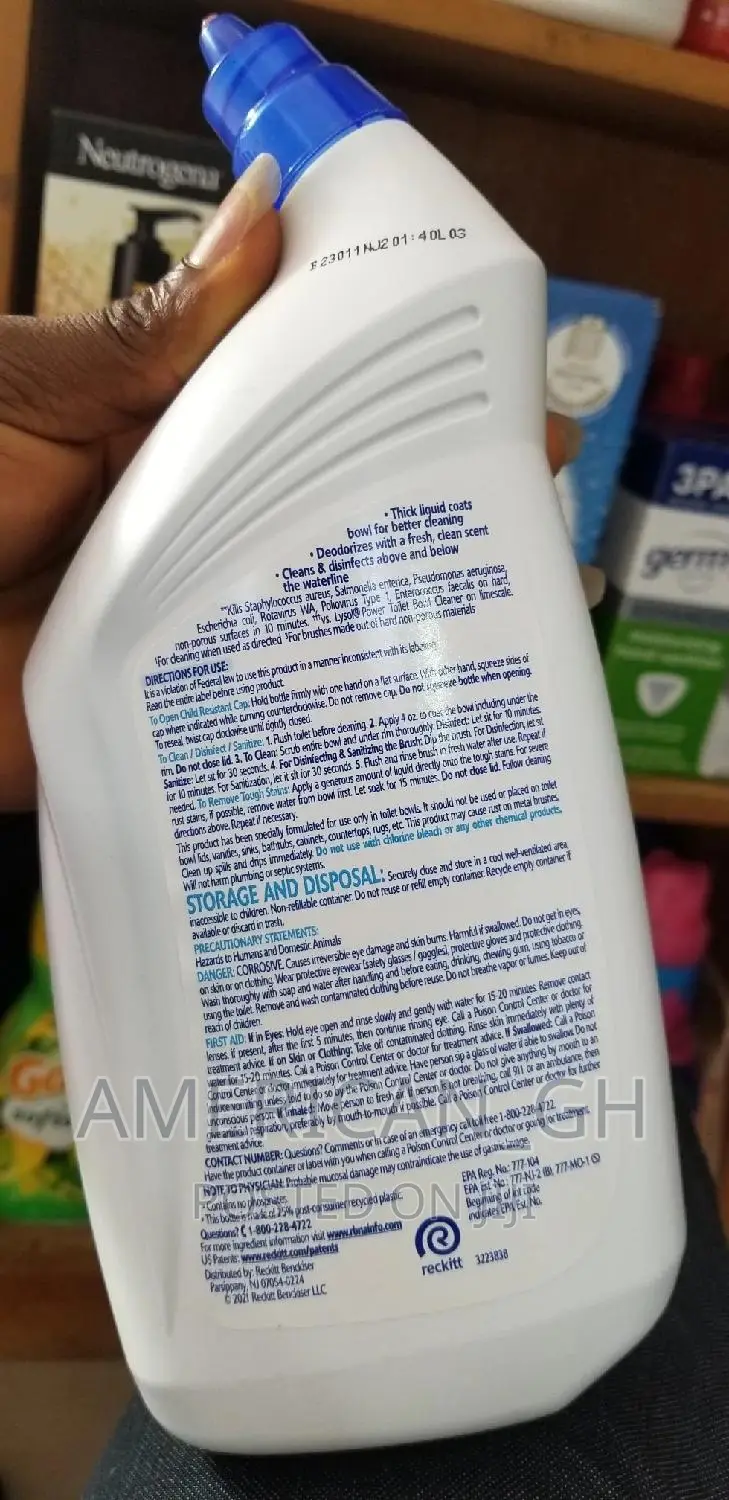 Lysol Disinfectant 2in1 Toilet Bowl Cleaner (946ml)