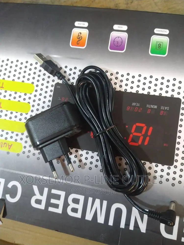Wall Mount Digital Alarm Clock