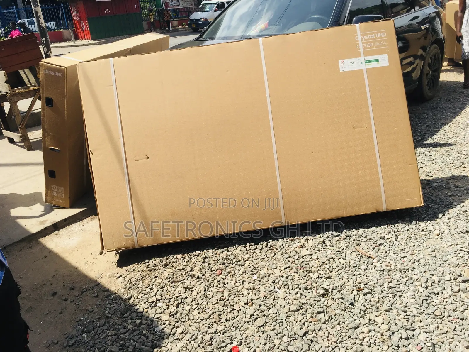 Samsung Black 85 Inches Glossy LED UHD CU70 Smart Tv 