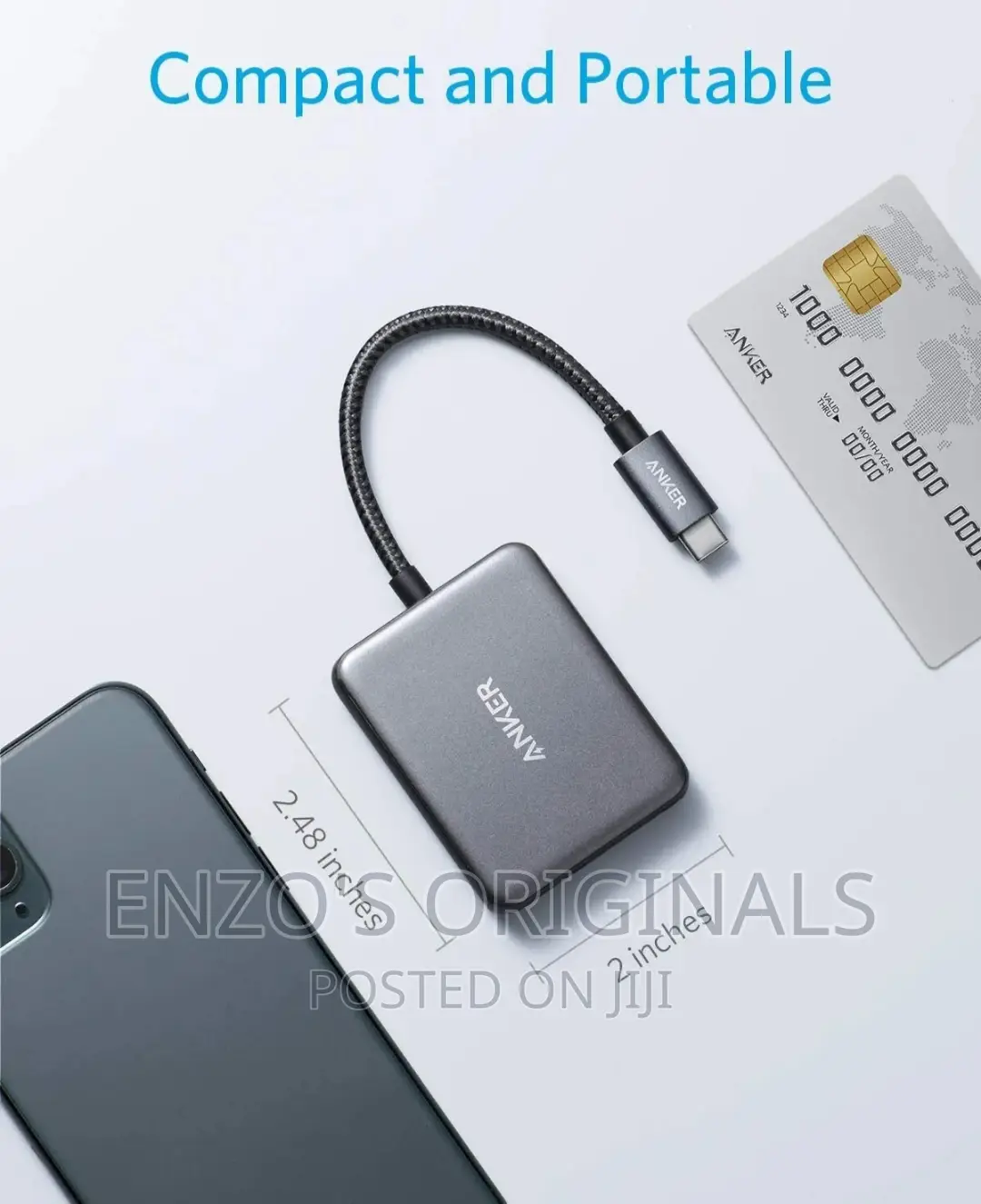 Anker Usb-C to Dual Hdmi Adapter Multiple Display Adapter