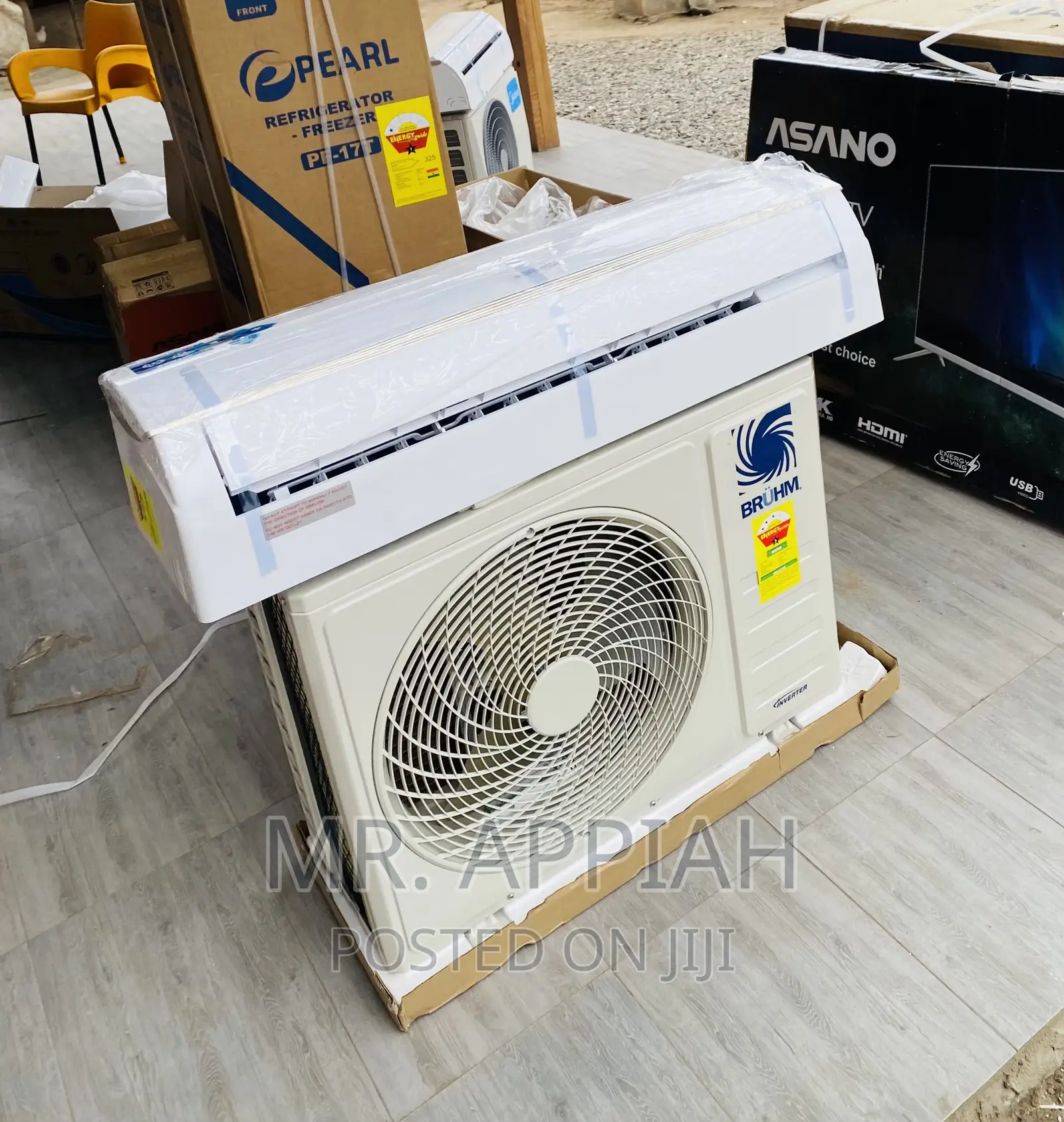 Buy Authentic Bruhm 2.5hp Split Electric Air Conditioner.