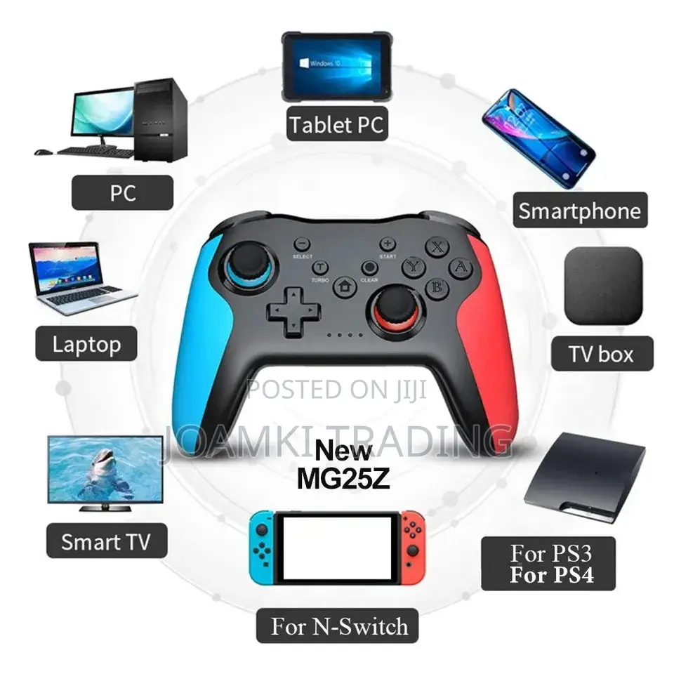 Wireless Controller Bluetooth Gamepad Nintendo, Ps3, Pc Etc