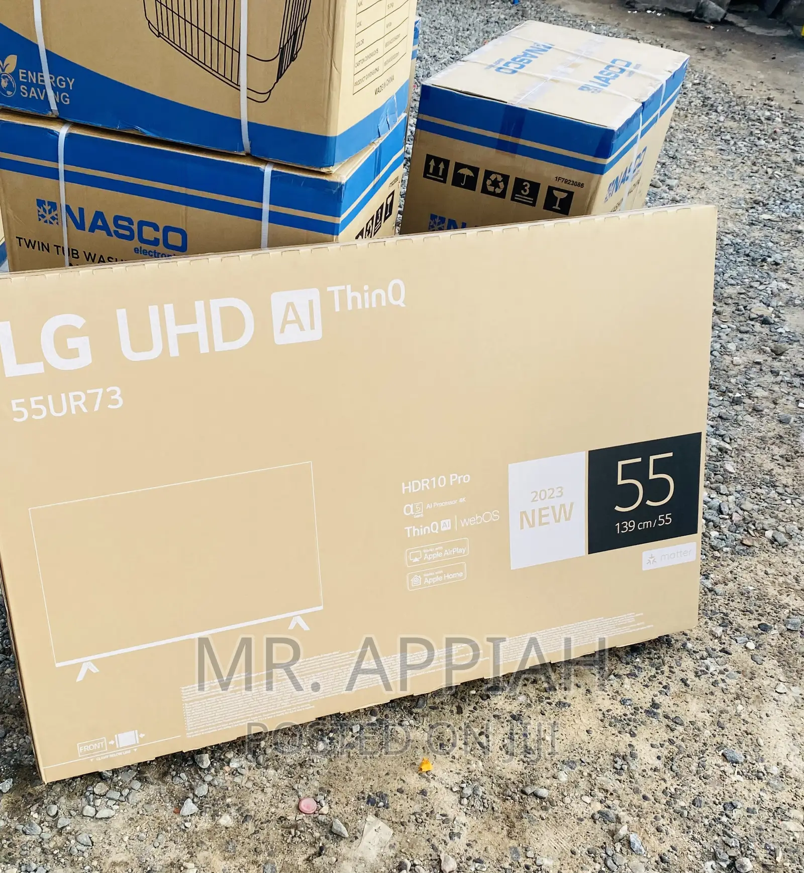 Sleek Designed Lg 55ur7300 55” Uhd Smart Led Tv(Black).